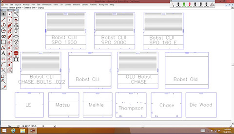 Find any kind of rotary or flatbed dies among our resizable templates, then add jig rails, counters, blankers strippers and grippers.