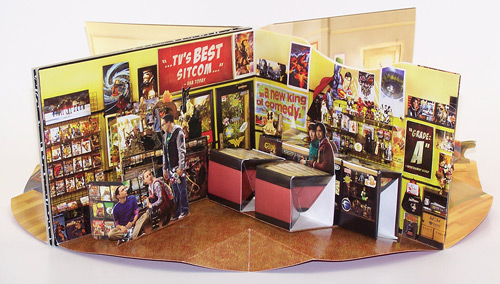 A promotional pop-up for the CBS hit television show The Big Bang Theory created for Emmy voters.